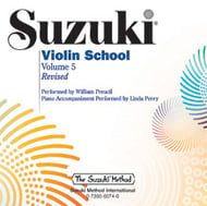 SUZUKI VIOLIN SCHOOL #5 REVISED CD cover